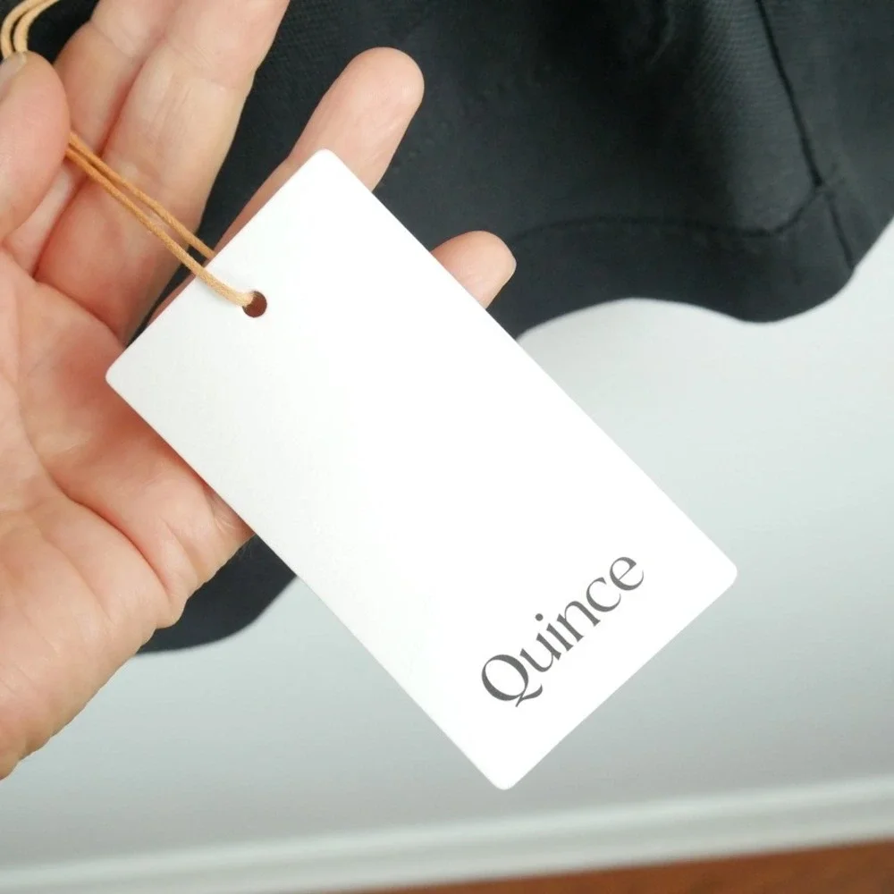 Quince Mens Organic Cotton Pique Knit Blazer Blazer Black Sport Coat XXL Jacket